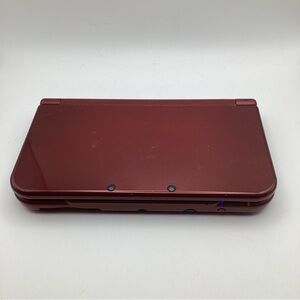 Nintendo “New” 3DS XL Metallic Red Handheld Console System RED-001 Tested